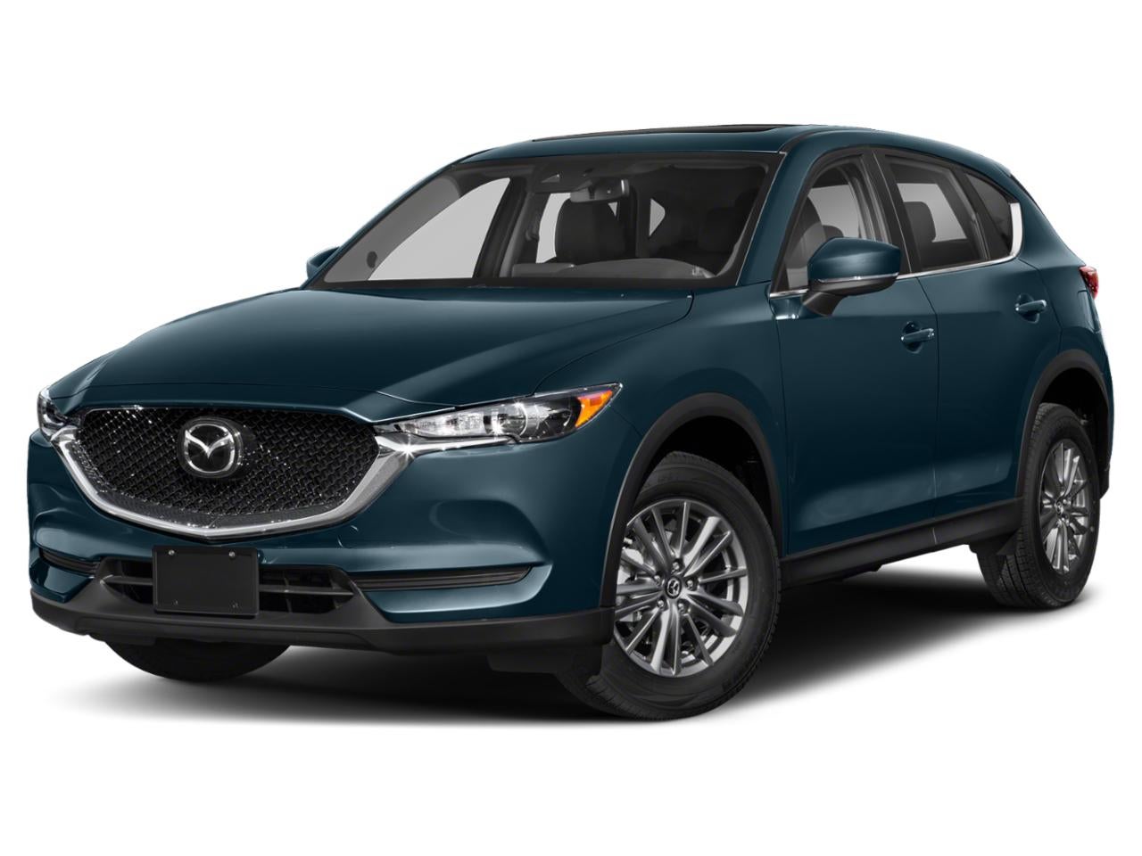 2019 Mazda Mazda CX-5 Touring AWD in Deep Crystal Blue Mica — front three-quarter view