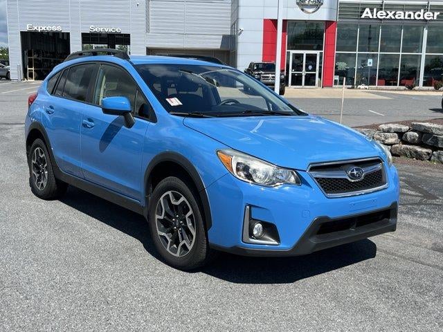 2017 Subaru Crosstrek 2.0i Premium CVT in Hyper Blue — front three-quarter view