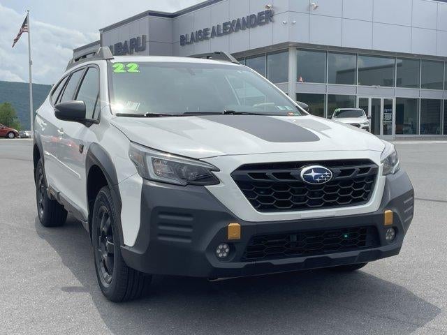 2022 Subaru Outback Wilderness CVT in Crystal White Pearl — front three-quarter view